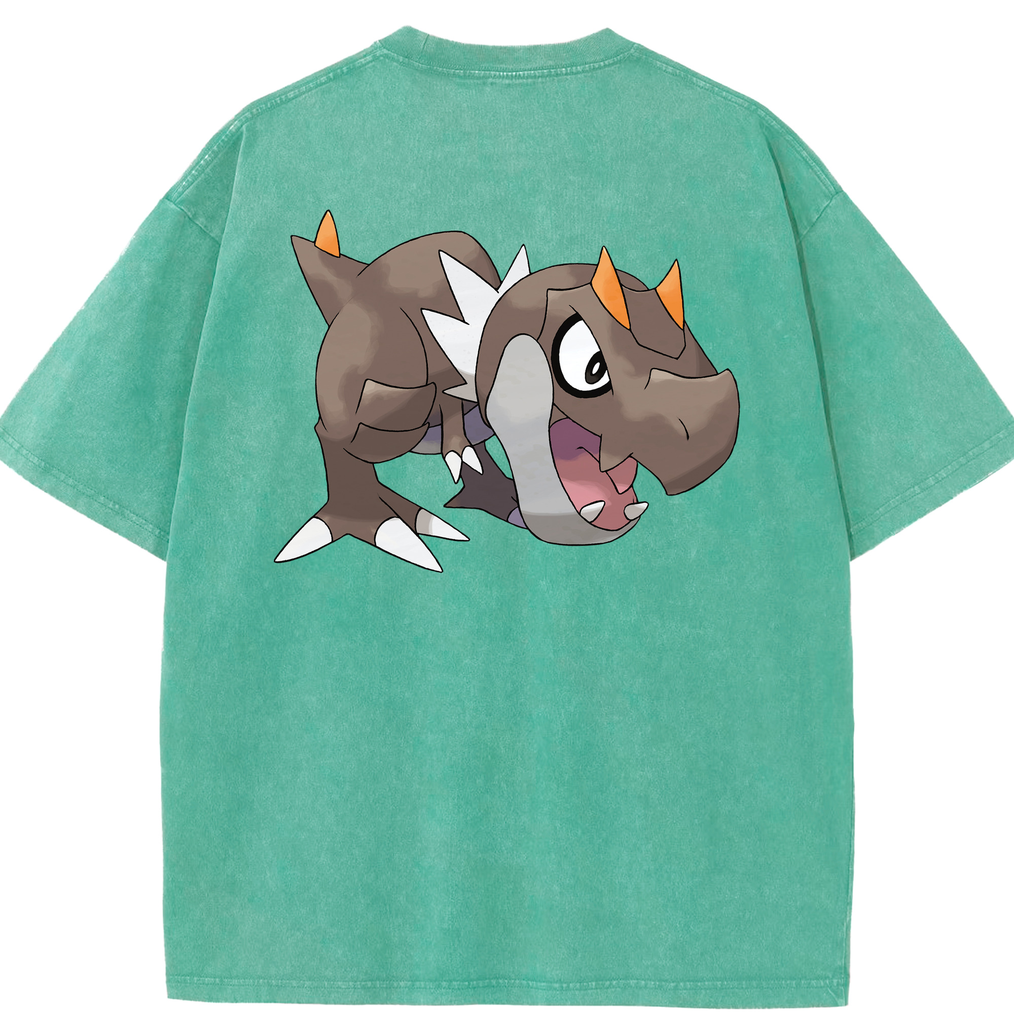 （画像用） ポケットモンスター Pokémon 綿100% ヴィンテージ風 半袖Tシャツ（背面プリント）